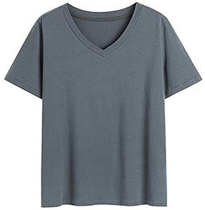 Camisetas de Manga Corta con Cuello Redondo para Mujer, Tejido de Punto Informal de Verano, de la Mejor Calidad, Transpirables y de Secado Rápido - Product Image 1