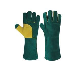 Guantes de Trabajo de Cuero Vacuno Resistentes y Duraderos, Guantes de Conductor para Conducir Camiones, Guantes de Trabajo para Almacén - Product Image 3