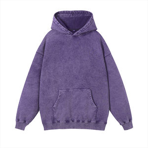 Sweat-shirts à capuche personnalisés élégants et confortables pour hommes, 100% coton, lavage à l'acide, impression numérique, coupe-vent, imperméables pour l'hiver - Product Image 6