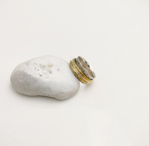 Vente en gros de pierres précieuses en argent sterling 925 de qualité, bague de réglage pour femmes, bijoux en argent élégants de style bohème pour fête de mariage - Product Image 1