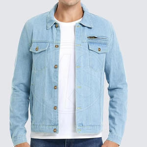 Heavy Duty Plain <b>Men</b> <b>Jeans</b> <b>Jacket</b> Premium Quality <b>Men</b> <b>Jeans</b> Winter <b>Jacket</b> Quick Dry <b>Men</b> <b>Jeans</b> <b>Jacket</b> - Product Image 2