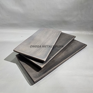 Derniers modèles de plateaux de service en bois lot de 3 en gris foncé pour la vaisselle de luxe, l'organisation et le style chic de l'intérieur de la maison - Product Image 2