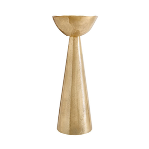 Aluminum Pillar Holder With Brass Antique Finished Set of 3 Best Selling <b>Candle</b> Holder Unique Design Bottle Shape <b>Candle</b> Holder - Product Image 5