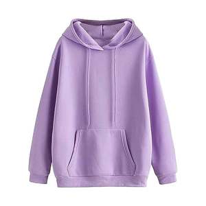 Venta al por mayor de las mujeres de invierno en blanco de algodón polar con capucha de los hombres Casual de algodón personalizado con capucha de alta calidad sudaderas con capucha de algodón para las mujeres - Product Image 1