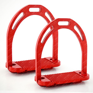Estribos de caballo occidentales de aluminio profesional, estribos de seguridad para montar a caballo, estribos antideslizantes, producto ecuestre de agarre - Product Image 1