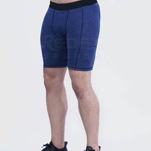 Short de compression respirant à séchage rapide pour homme, style décontracté, pour streetwear et entraînement - Product Image 3