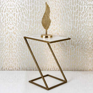 Table d'appoint en métal de qualité supérieure de style unique avec dessus en marbre pour la maison de restaurant de meubles de salon d'hôtel - Product Image 2