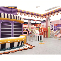 Aire de jeux intérieure pour enfants sur le thème des macarons, équipement de jeux pour enfants, centre de jeux pour enfants, pour centre commercial