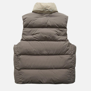 Diseño personalizado dos colores hombres Puffer chaleco burbuja abajo chaqueta de los hombres de poliéster Puffer invierno acolchado chaquetas de los hombres - Product Image 2