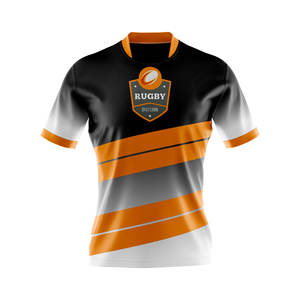 Maillot de Rugby de haute qualité 100% tissu Polyester respirant antibactérien séchage rapide grande taille personnalisé sublimé unisexe sport - Product Image 6