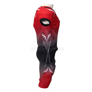 2024 hommes de haute qualité à manches courtes Football américain maillot et pantalon ensemble grande taille Sport chemises en gros - Product Image 3