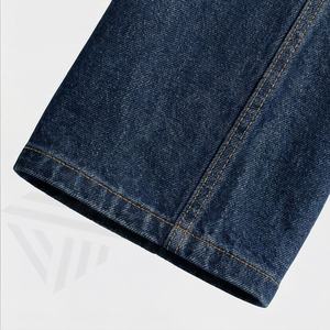 Custom <b>Women</b> <b>Vintage</b> Acid Wash Cargo Denim <b>Jeans</b> High Waist Zipper Fly Loose Fit 100% Cotton Flat Front Style Fashion Trousers - Product Image 6