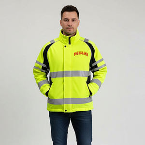 Chaleco de Seguridad de Alta Visibilidad Personalizado para Invierno, Reflectante, Impermeable, 100% Poliéster Acolchado, ANSI Clase 2, con LED - Product Image 1