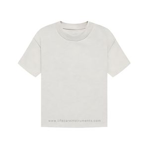 T-shirt unisexe en coton épais de haute qualité personnalisé col rond côtelé surdimensionné grande taille en vrac en gros pour les hommes - Product Image 3