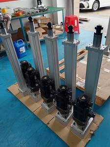 Actionneurs de cylindre à piston pneumatique servo, charge lourde, actionneur linéaire de haute précision avec engrenage et construction en alliage d'aluminium - Product Image 2