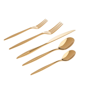 Vente chaude en acier inoxydable couverts ensemble vaisselle mariage événement couverts ensemble dîner couteau cuillère fourchette maison restaurant décor 2024 - Product Image 1