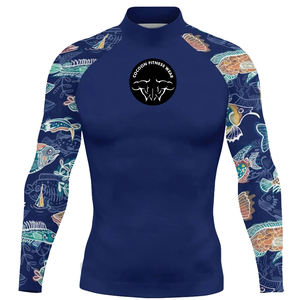 Camiseta de Manga Larga para Hombre, Estilo Rashguard, para MMA, BJJ, Boxeo, Kickboxing, con Estampado por Transferencia de Calor, Transpirable, Anti-UV, Secado Rápido, UPF50 2026 - Product Image 3