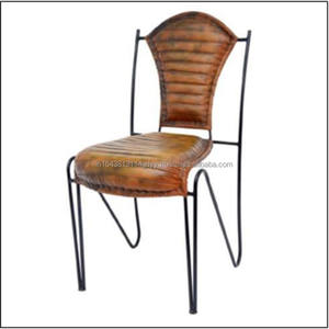 Leonardo Brown estilo Retro moderno Clamshell Accent silla Silla de comedor de cuero genuino para cocina comedor hogar Oficina escuela - Product Image 2