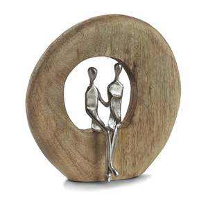 Escultura Moderna al por Mayor para Decoración del Hogar y Mesa, Adorno para Sala de Estar, Escultura Humana en Posición de Empuje, Proveedor de la India - Product Image 1