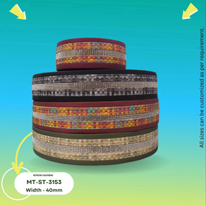 รองเท้าแตะสายไขว้แบบนิ่มสำหรับผู้หญิงทำจากพีวีซีทนทานพร้อมการพิมพ์ตกแต่งที่เหมาะอย่างยิ่งจากอินเดีย - Product Image 1