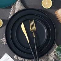 Service de vaisselle en céramique moderne, assiettes et bols en porcelaine de luxe, vaisselle écologique pour mariage, banquet, restaurant