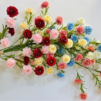 Fleurs artificielles en soie simulée, 10 pièces, imperméables, décoration de Thanksgiving, décoration de mariage