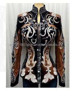Chaqueta de espectáculo impermeable para mujer de equitación de buena calidad Chaqueta de espectáculo de equitación de bajo precio a precio barato - Product Image 2