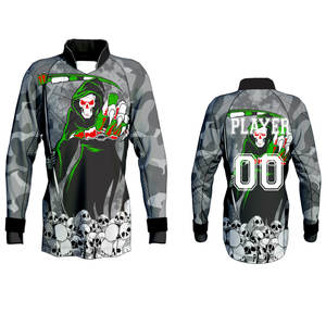 Camisetas de Paintball de sublimación personalizadas de alta calidad hechas de Paintball suave ligero transpirable 100% poliéster - Product Image 4