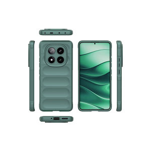 Coque de protection en silicone TPU souple Netzy 4G pour Poco X7, design creux au dos, motif ethnique pour Xiaomi, vert - Product Image 6