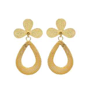 Nueva llegada Leaf Patels cabeza mujer lágrima diseñador pendiente - Product Image 1