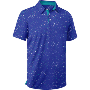 T-shirt à manches courtes pour homme en coton uni, écologique, tricoté, ample, respirant, avec logo personnalisé imprimé, col à revers, GK Leather Industries - Product Image 1