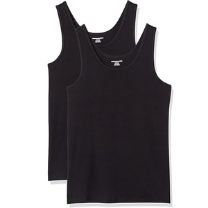 Camiseta sin mangas ajustada para mujer Fabricada en Bangladesh, Emparejamiento cómodo informal con leggings de cintura alta o jeans. - Product Image 1