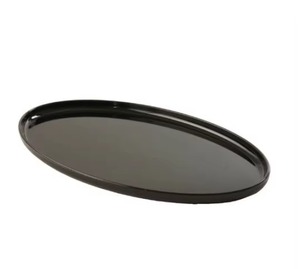 Handmade Modern Iron Serving <b>Tray</b> Polished Black Color Dishwasher Microwave Safe for Home Restaurant Wedding Decoration Elegant - Product Image 3