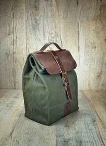 Bolsa de Almuerzo Aislada Reutilizable Portátil Ecológica de Lona y Cuero para el Trabajo Diario y Uso al Aire Libre LCLB-0064 - Product Image 2