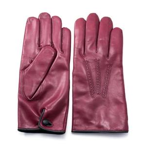 Los guantes de cuero de invierno para mujer más vendidos, cálidos y elegantes para uso diario, última moda de estilo liso - Product Image 1