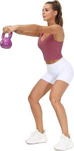 OEM personalizado fabricantes cómodo elástico sólido chaleco cuello en V recortada Halter camiseta sin mangas para las mujeres - Product Image 6