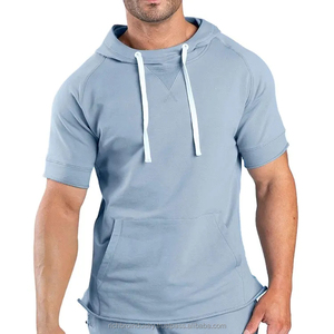 Nouvelle marque vêtements de sport hommes musculation à capuche débardeur Fitness entraînement vêtements de sport hauts mâle coton gilet sweat - Product Image 1