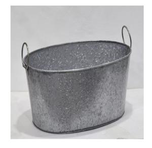 New Latest Galvanized Pot and Planters With Metal Handle New Design Metal <b>Plant</b> Pot <b>for</b> Garden Decoration New Metal Flower Pot - Product Image 6