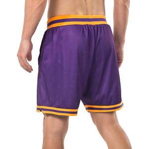 Pantalones cortos de baloncesto más vendidos 2025, ropa de calle personalizada, pantalones cortos de malla deportiva de verano - Product Image 3