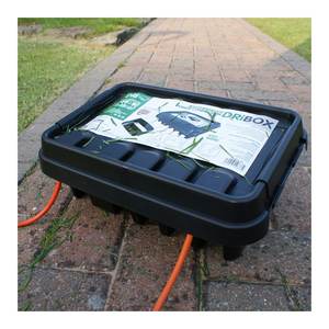 Boîte de protection noire IP55 Dribox, accessoire de gestion des câbles (28,5x11x15cm) par lot - Product Image 1