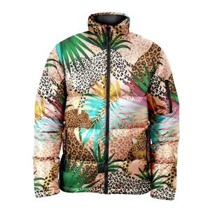 Custom Sublimated Knitted Waterproof <b>Hooded</b> <b>Puffer</b> <b>Jacket</b> for <b>Men</b> Women Winter 240 Grams Wool Liner Nylon Lining OEM ODM - Product Image 1