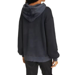 เสื้อฮู้ดดี้ทรงหลวมแบบสปอร์ต แขนเสื้อแบบดรอปโชว์เดอร์ ผ้าหนาพิเศษ สำหรับผู้หญิง ผลิตโดย ZOHAN CREATIONS - Product Image 3
