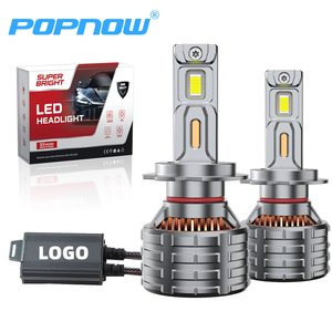 หลอดไฟหน้ารถยนต์ LED สว่างมาก200W สี่ท่อทองแดง9006 9012 H11 H4ไฟหน้ารถ H7 - Product Image 1