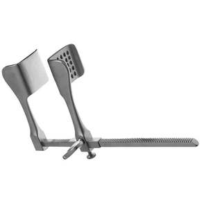 Porte-aiguilles manuel en acier inoxydable Tuffier 7, à nervures droites, pour la manipulation de la langue en salle d'opération - Product Image 2