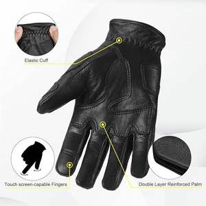 Gants mécaniques noirs industriels d'usine OEM de vente en gros meilleure vente gants résistants gants de sécurité au travail - Product Image 2