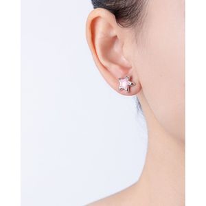 Pendientes de Acero Inoxidable con Baño de Rodio - Diseño de Estrella Religiosa de Moda para Fiestas y Bodas - Product Image 2