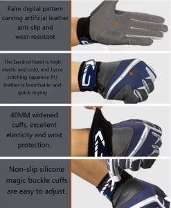 การออกแบบที่กําหนดเอง ความต้องการของลูกค้าที่ทันสมัย สไตล์ที่ไม่ซ้ําใคร ราคาต่ํา ยอดขายสูงสุด โลโก้ที่กําหนดเองสําหรับถุงมือเบสบอล - Product Image 4