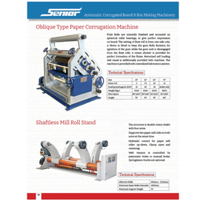 Corrugateur de papier à double profil automatique 20 TPD pour la fabrication de boîtes en carton et de feuilles au meilleur prix - Product Image 5