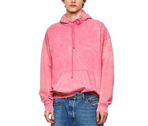 Dehan Wholesale Sweat à capuche oversize pour homme en coton French Terry, effet vieilli, délavé à l'acide, délavé soleil, style vintage - Product Image 1