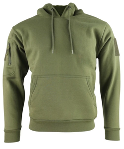 Sudadera con capucha de entrenamiento de invierno al por mayor sudaderas con capucha de algodón verde oliva bolsillos de canguro logotipo personalizado soporte táctico sudaderas con capucha - Product Image 3